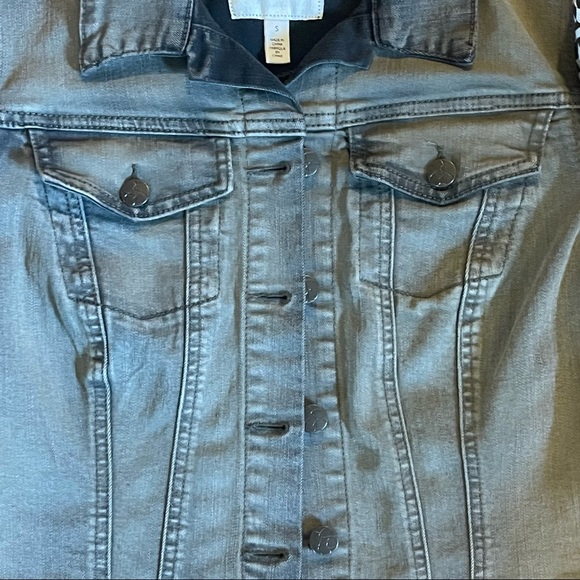 JESSICA SIMPSON-OLIVE GREEN ETHNIC DENIM JACKET - Picture 12 of 14